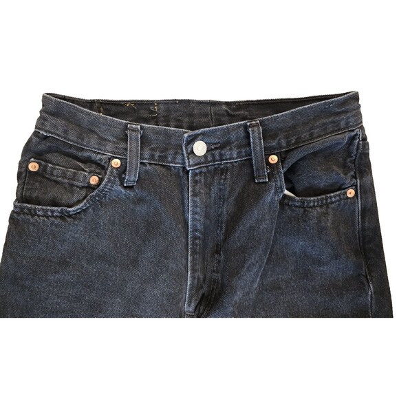 Levi's Black Wide Leg Jeans - Picture 4 of 8